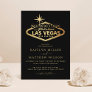 Elegant Las Vegas Destination Wedding Invitation
