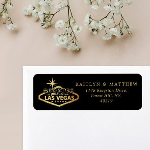 Elegant Las Vegas Destination Wedding Label