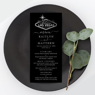 Elegant Las Vegas Destination Wedding Menu