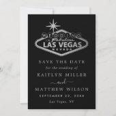 Elegant Las Vegas Destination Wedding Save The Date (Front)