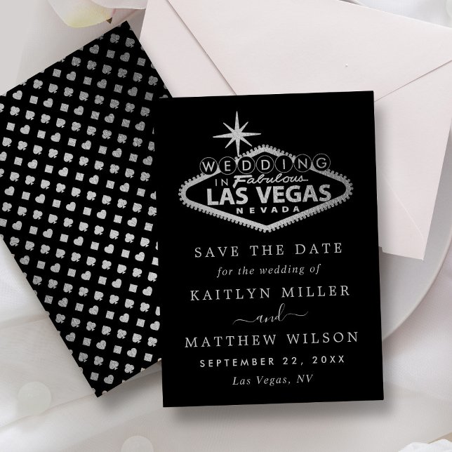 Elegant Las Vegas Destination Wedding Save The Date (Creator Uploaded)