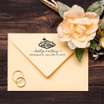 Elegant Las Vegas Destination Wedding Self-inking Stamp<br><div class="desc">Celebrate in style with this modern and very trendy wedding return address self-inking stamp. This design is easy to personalize with your return name and address and your guests will be thrilled when they see this stamped onto their wedding invitation envelopes and RSVP card envelopes adding a professional finishing touch...</div>