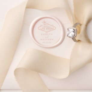 Elegant Las Vegas Destination Wedding Wax Seal Stamp