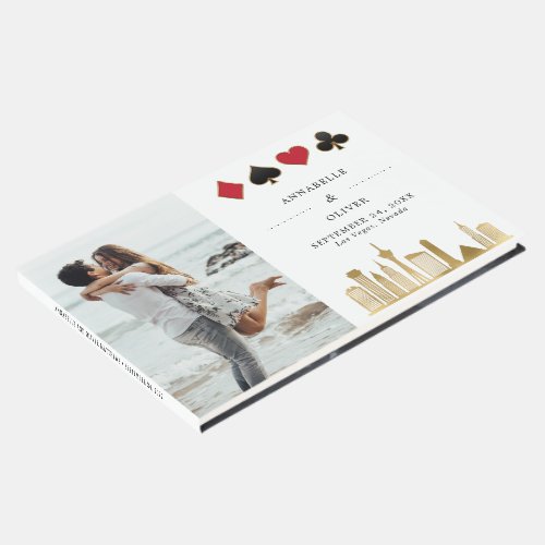 Elegant Las Vegas Photo Destination Wedding Guest Book