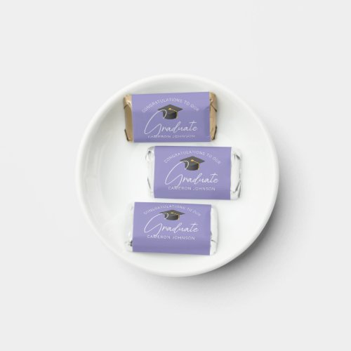 Elegant Lavender 2026 Graduation Party Customized Hershey's Miniatures