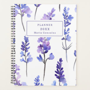 Elegant Lavender Floral 2026 Custom Planner