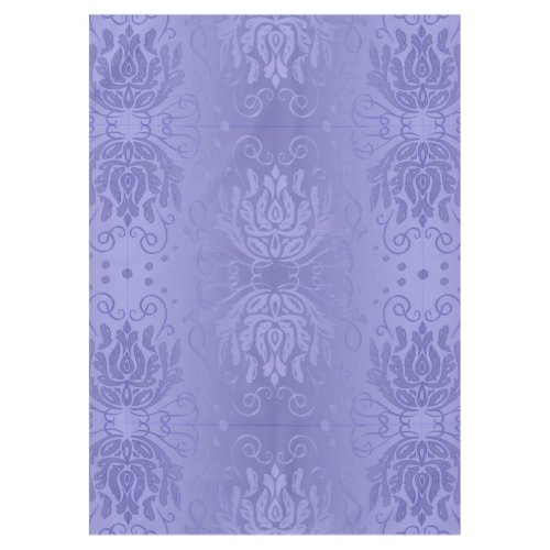 Elegant Lavender Floral Damask Tablecloth
