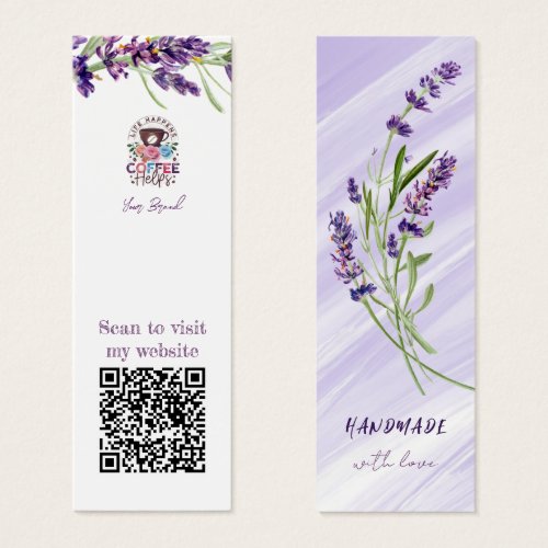 Elegant Lavender Handmade with Love Product Card