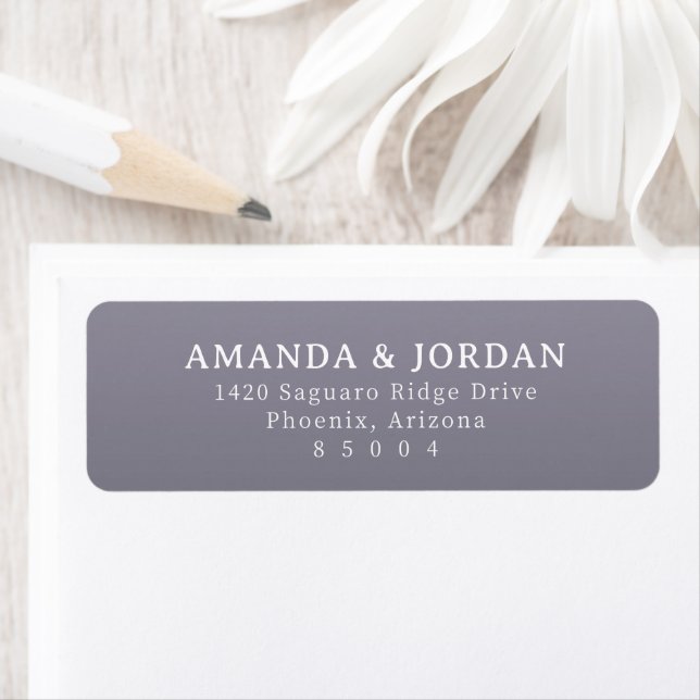 Elegant Lavender Minimalist Label (Insitu)