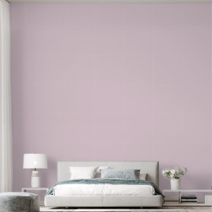 Elegant Lavender Pink Plain Solid Color Bedroom Wallpaper