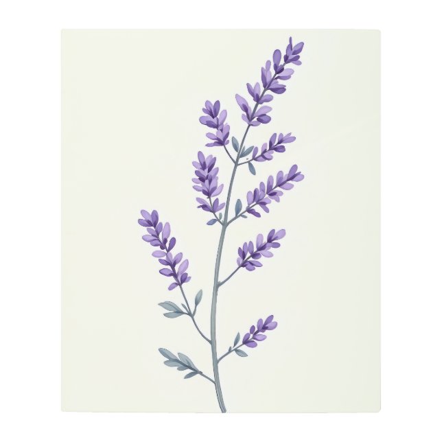 Elegant Lavender Plant.Master Bedroom Wall Art (Front)