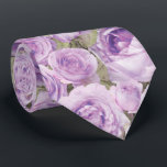 Elegant Lavender Rose Floral Watercolor Wedding Neck Tie<br><div class="desc">This elegant floral necktie features a pattern of roses in shades of lavender and purple. The perfect neck tie for the groom and groomsmen at weddings or other special occasions. Designed by world renowned artist ©Tim Coffey.</div>