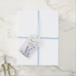 Elegant Lavender Thank You Bridal Shower Gift Tags<br><div class="desc">Elegant watercolor lavender flowers with scrip thank you bridal shower tags.</div>