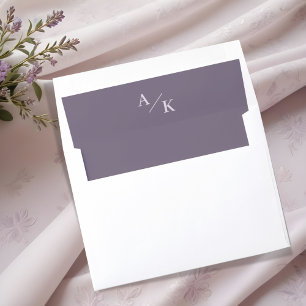 Elegant Lavender Wedding  Envelope Liner