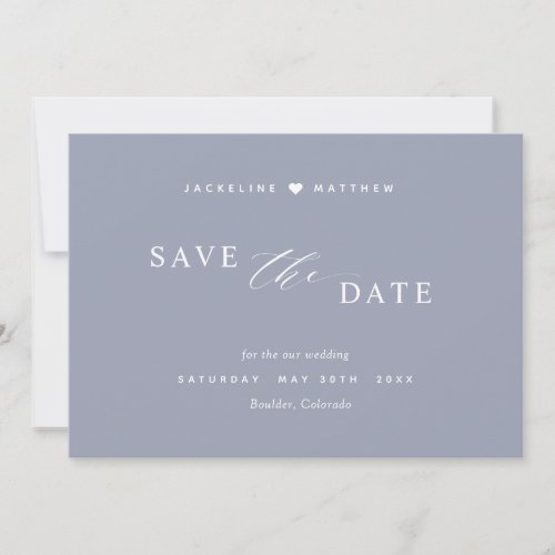 Elegant Lavender Wedding Save The Date