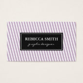 Elegant Lavender White Stripes (Front)