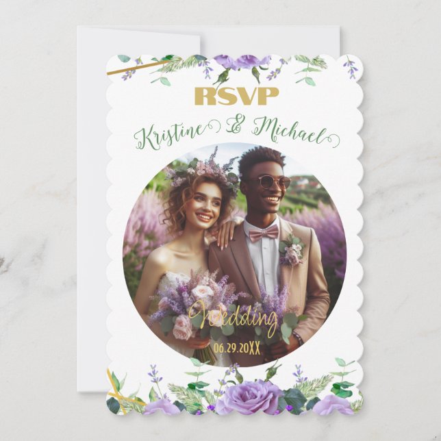 Elegant Lavender Wildflower Custom (Front)