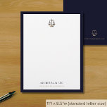 Elegant Law Office Letterhead<br><div class="desc">Present every communication with authority using our Elegant Law Office Letterhead. Crafted for the discerning legal professional,  this letterhead aligns with the prestigious nature of your practice,  perfect for client letters and legal documents.</div>