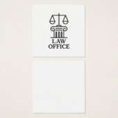 Elegant Law Office Logo (Front & Back)