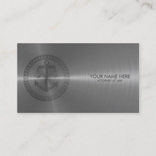 Customizable Elegant Lawyer / Attorney / Legal Business Card