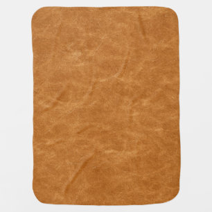 Elegant Leather Background Texture Baby Blanket