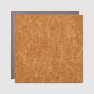 Elegant Leather Background Texture Car Magnet