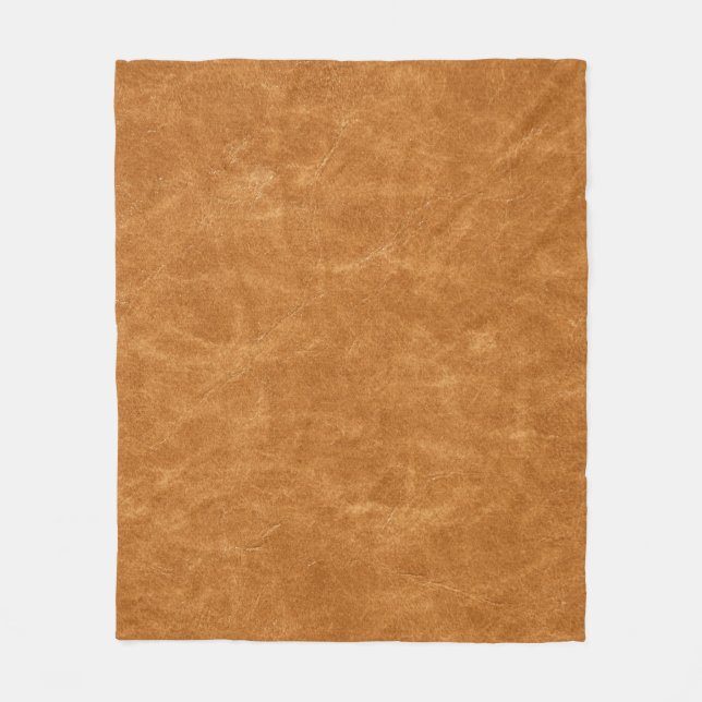 Elegant Leather Background Texture Fleece Blanket (Front)
