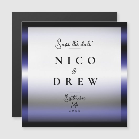 Elegant Leather Pride Wedding (Front/Back)