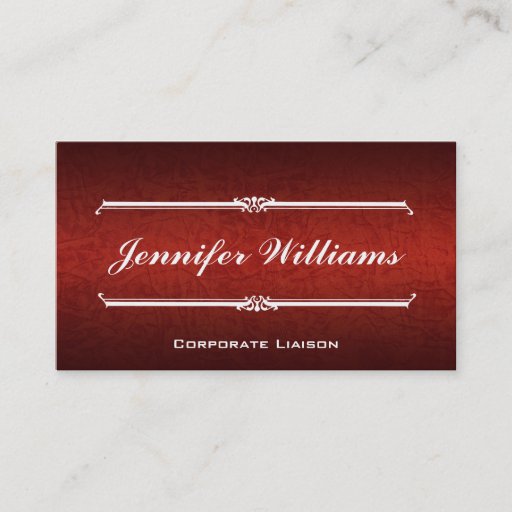 Customizable Elegant Leather Professional Business Cards