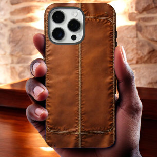 Elegant Leather Shield for iPhone 16 Pro Max Case