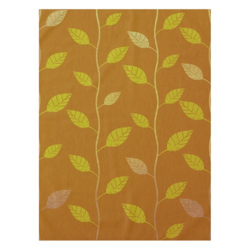 Elegant Leaves and Vines Pattern Paper Texture  Tablecloth