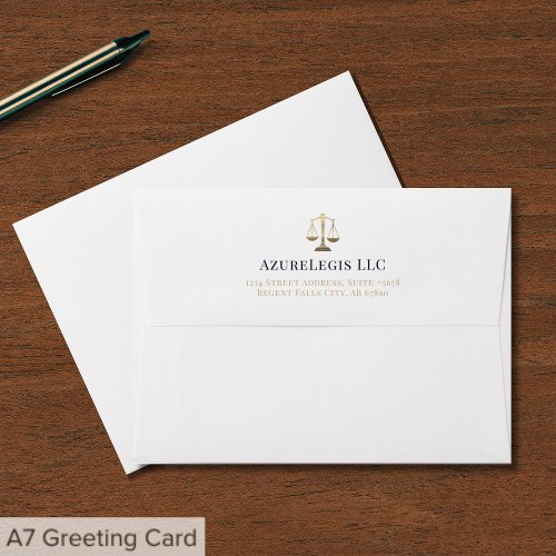 Elegant Legal A7 Envelope 