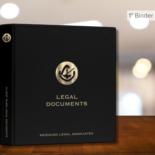 Elegant Legal Document Binder