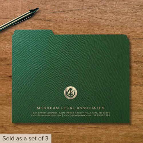 Elegant Legal File Folders