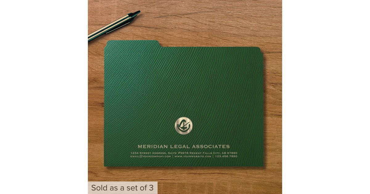 Elegant Legal File Folders | Zazzle