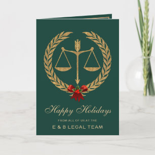 Elegant Legal Industry Holiday Card