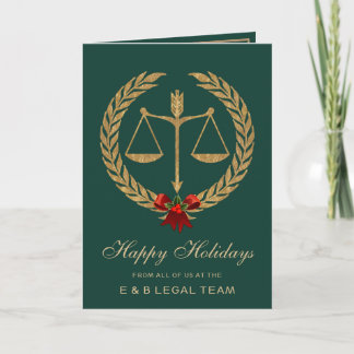 Elegant Legal Industry Holiday Card