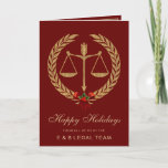 Elegant Legal Industry Holiday Christmas Cards