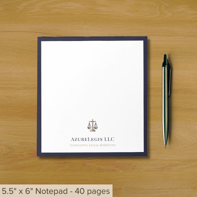 Elegant Legal Professional Notepad (Creator Uploaded)
