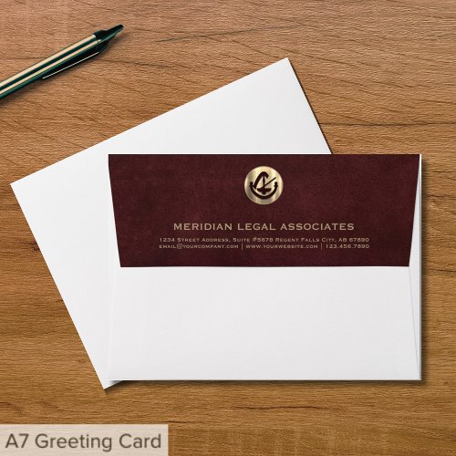 Elegant Legal_Themed Envelope