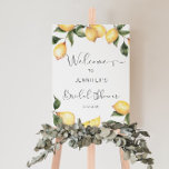 Elegant Lemon bridal shower welcome foam board<br><div class="desc">Watercolor Lemon bridal shower welcome Foam Board
Matching items available.</div>