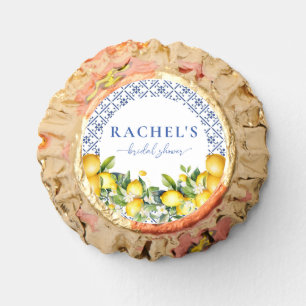 Elegant Lemon Mediterranean Bridal Shower Reese's Peanut Butter Cups