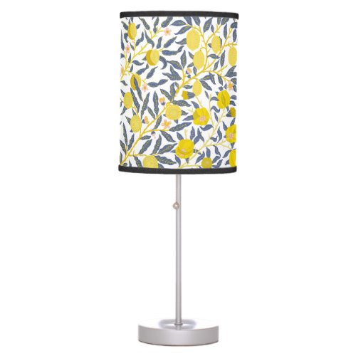 Elegant Lemon vines pattern choose your color Table Lamp