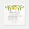 Elegant Lemons Greenery Fun Facts Wedding