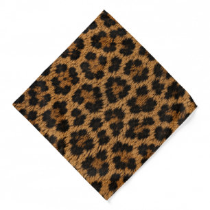 Elegant Leopard Pattern Unique Stylish Bandana