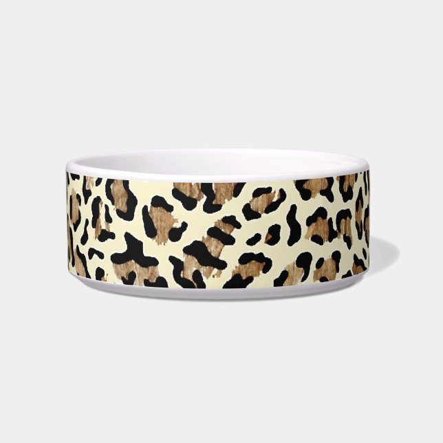 Elegant Leopard Pink Classy Bowl (Front)