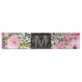 Elegant Leopard Print and Floral Design Desk Name Plate | Zazzle