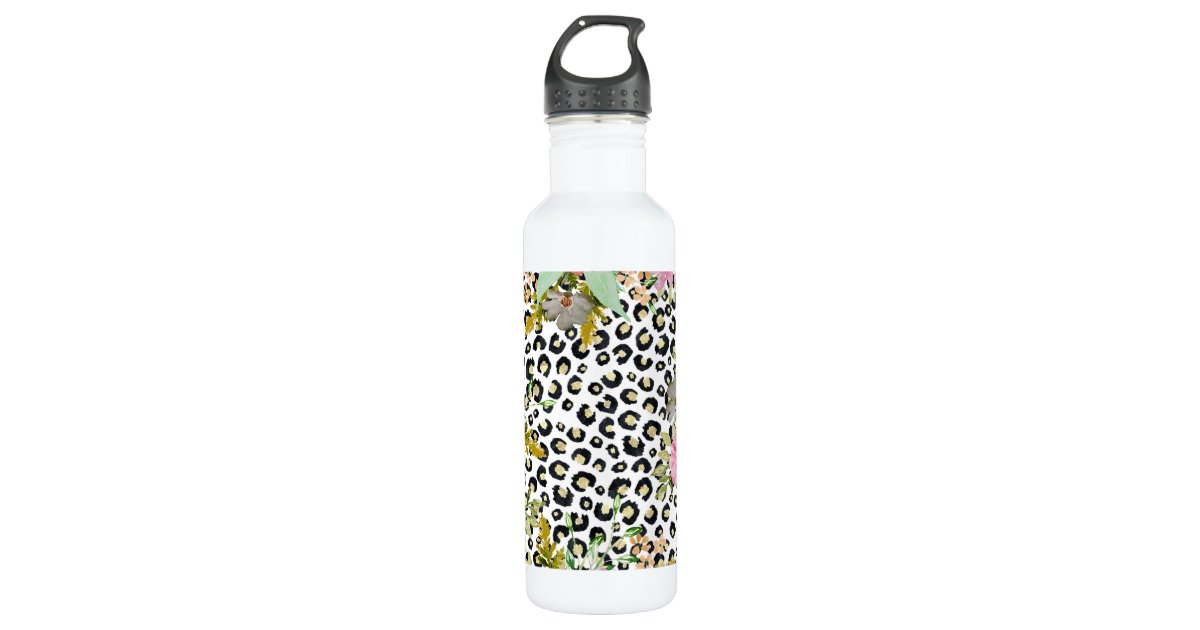 Simple Modern: Laser Engraved 24oz Leopard Stainless Steel Tumbler