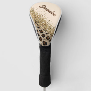 Elegant Leopard Print Golf Head Cover