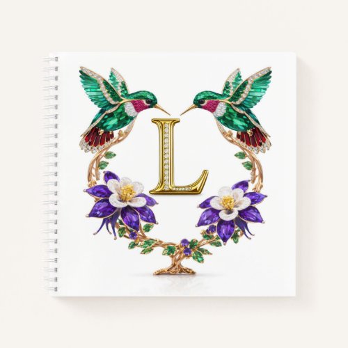 Elegant Letter L Wedding Planner Hummingbird 